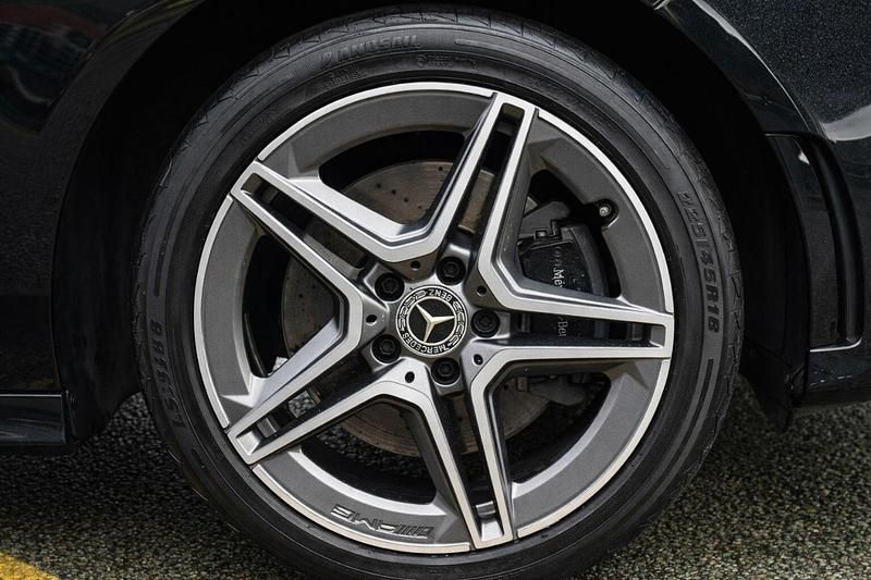 Used Mercedes A250 AMG line 215 HP (158 kW) 2021 Black Hatchback