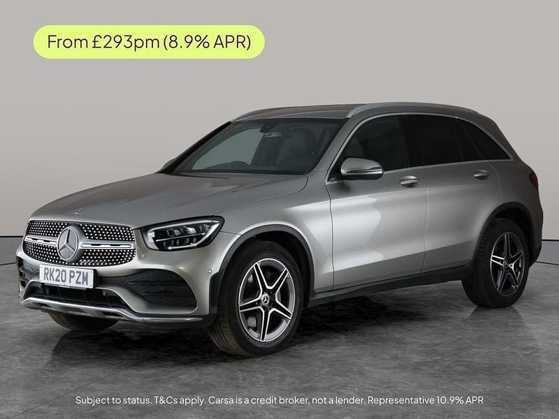 Silver Used 2020 Mercedes GLC220 AMG line SUV | £19,496 (Good price) - Image 1/2