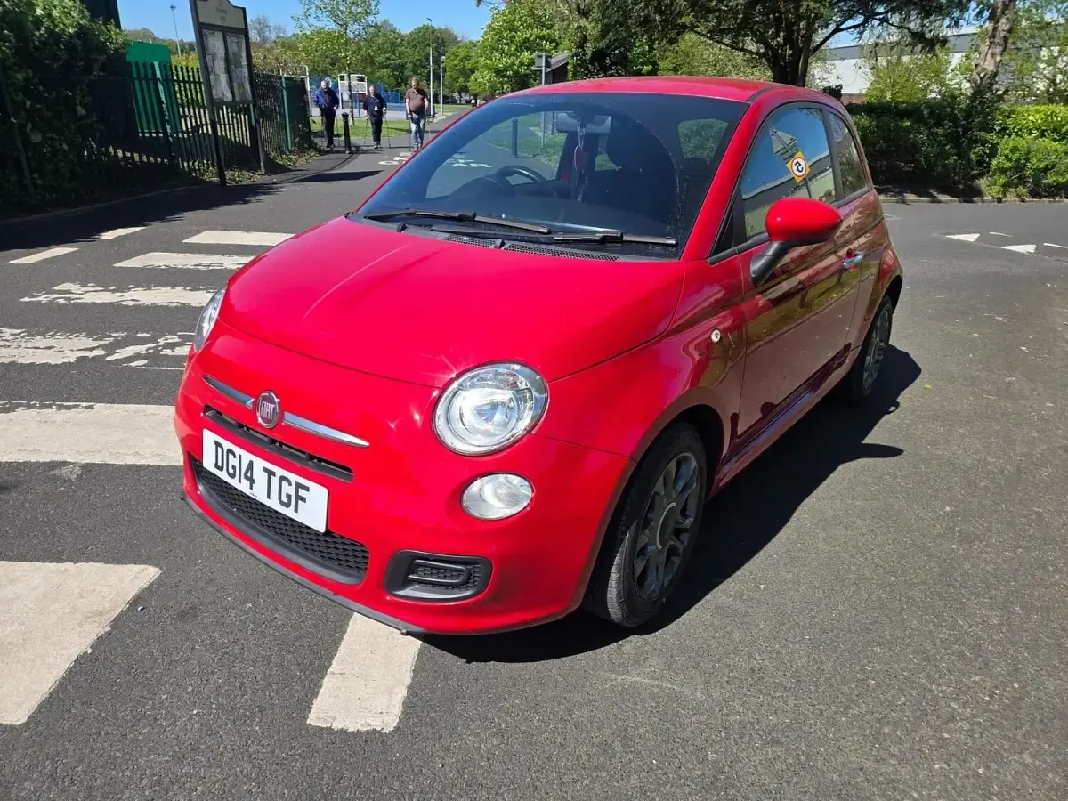 Used Fiat 500S S 2014 Red Hatchback