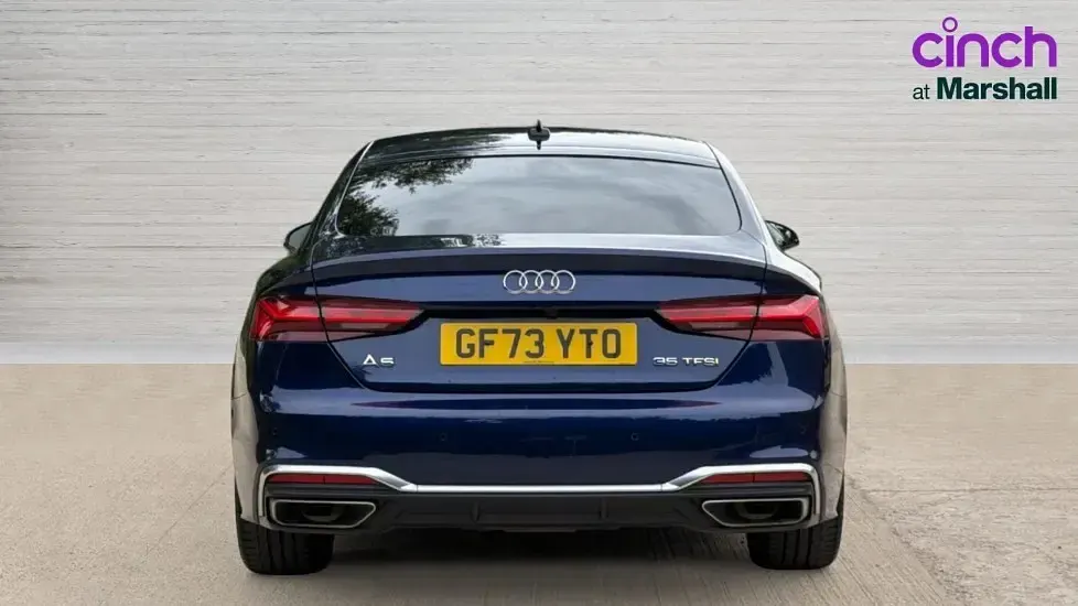 Used Audi A5 Sportback S-Line 150 HP (110 kW) 2023 Blue Hatchback