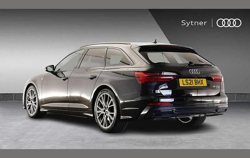 Used Audi A6 Black Edition 261 HP (191 kW) 2021 Black Estate