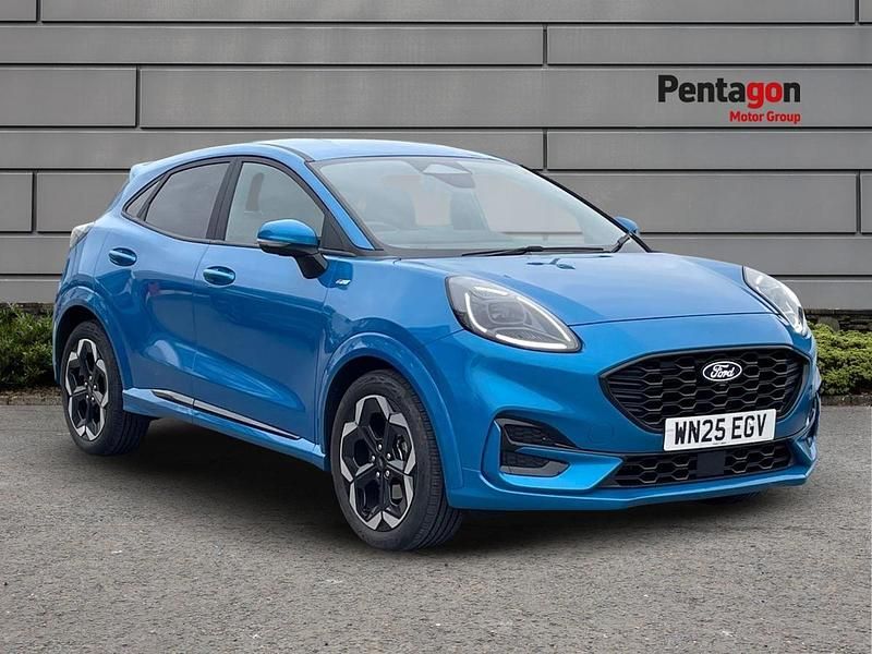 Blue Used 2025 Ford Puma Gen-E ST-Line X Hatchback | £22,995 (Expensive) - Image 1/4