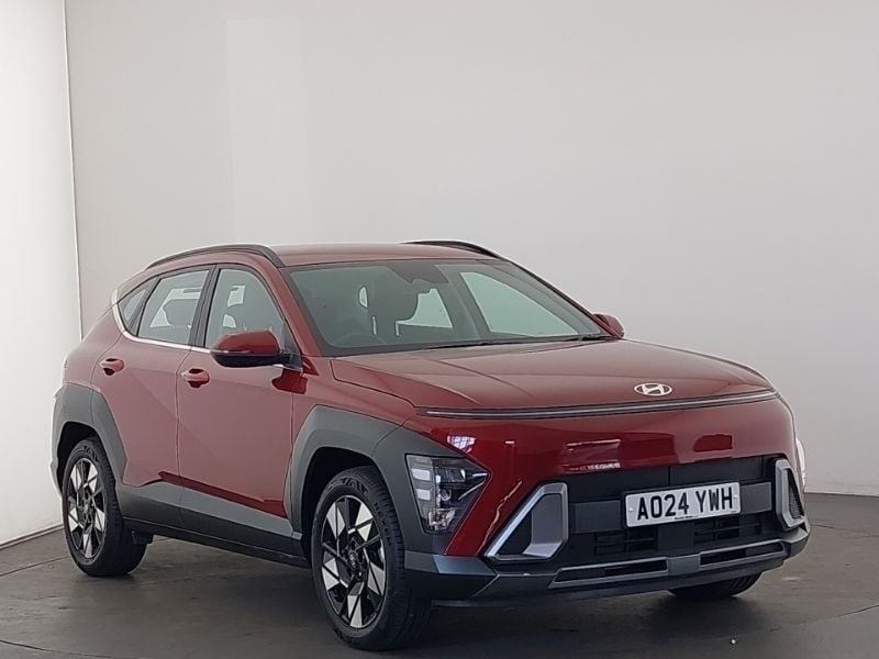 Red Used 2024 Hyundai Kona Advanced SUV | £25,498 (A bit pricey) - Image 1/4