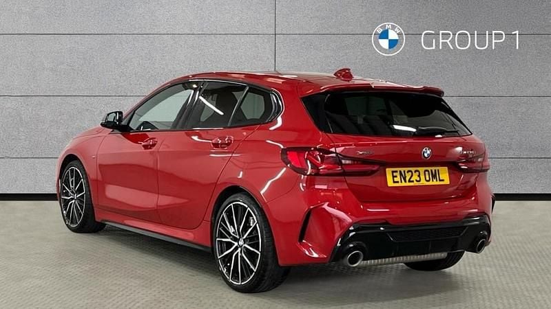 Used BMW M135 Shadowline 306 HP (225 kW) 2023 Red Hatchback