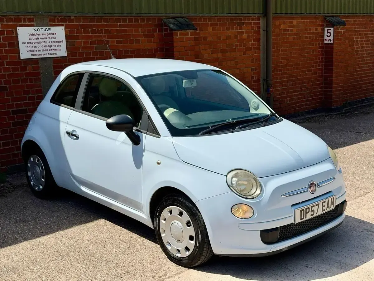Used Fiat 500 Pop 69 HP (50 kW) 2010 Blue Hatchback
