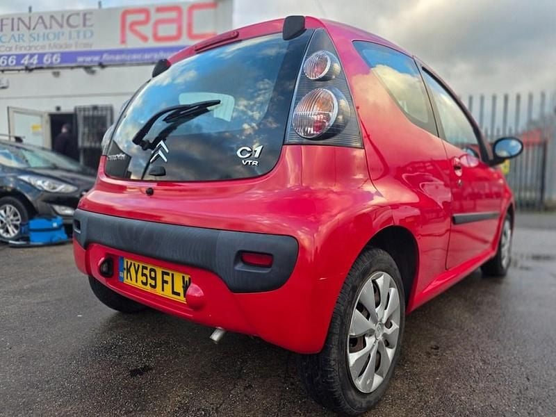Used Citroën C1 VTR Sport 68 HP (50 kW) 2009 Red Hatchback