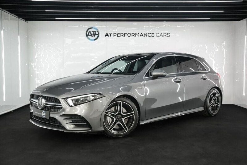 Grey Used 2019 Mercedes A35 AMG Premium Plus Hatchback | £25,990 (Good price) - Image 1/4