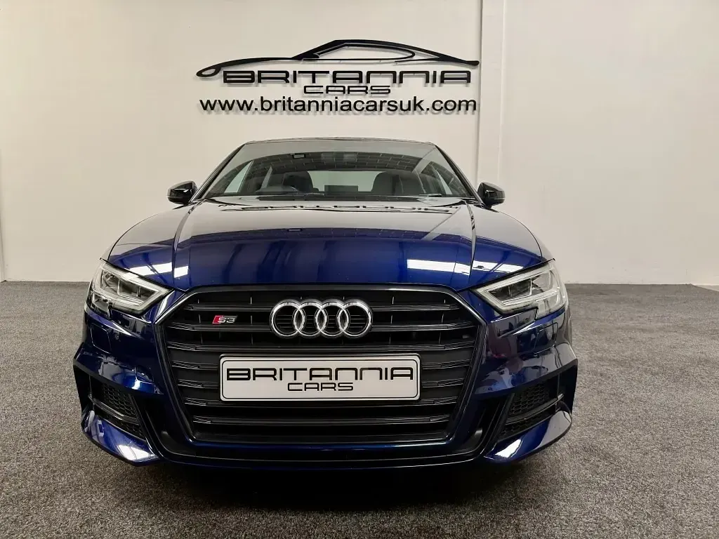 Used Audi A3 Black Edition 2018 Blue Sedan