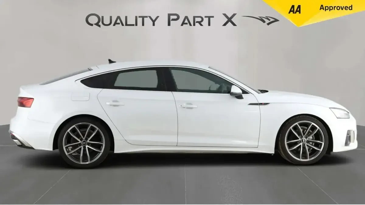 Used Audi A5 Sportback S-Line 163 HP (119 kW) 2021 White Hatchback