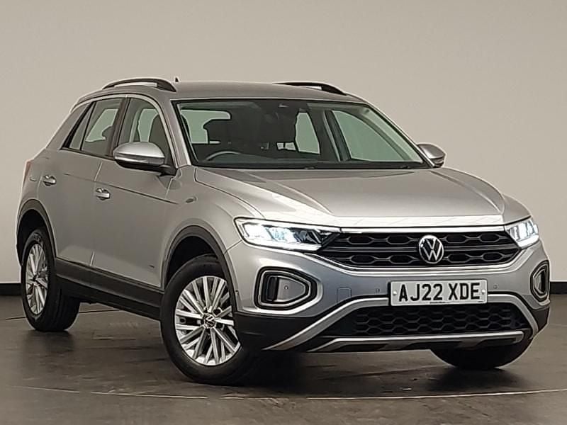 Silver Used 2022 VW T-Roc Life SUV | £18,498 (Fair price) - Image 1/4