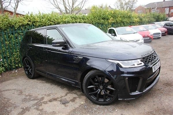 Blue Used 2020 Land Rover Range Rover Sport SVR SUV | £54,850 (Expensive) - Image 1/1