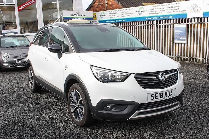 Used Vauxhall Crossland X Elite 130 HP (95 kW) 2018 White SUV