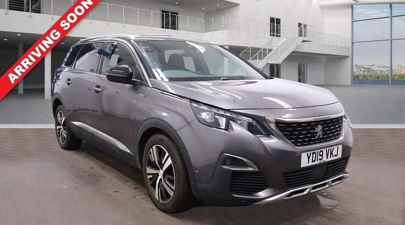 Grey Used 2019 Peugeot 5008 GT-line SUV | £14,400 (Fair price) - Image 1/4