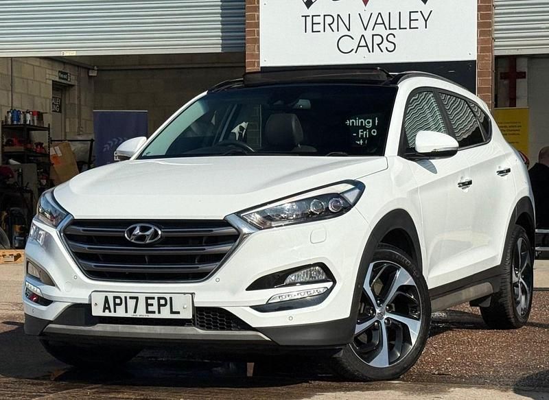 Used Hyundai Tucson Premium SE 185 HP (136 kW) 2017 White SUV