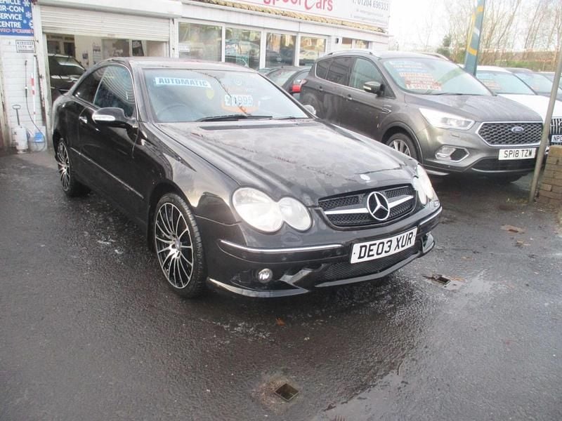 Black Used 2003 Mercedes CLK240 Avantgarde Coupe | £1,495 (Good price) - Image 1/4