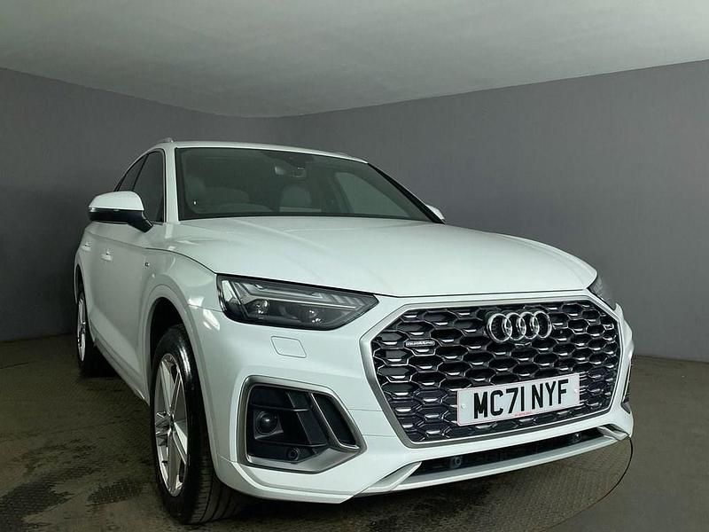 Used Audi Q5 Sportback S-Line 204 HP (150 kW) 2021 White SUV