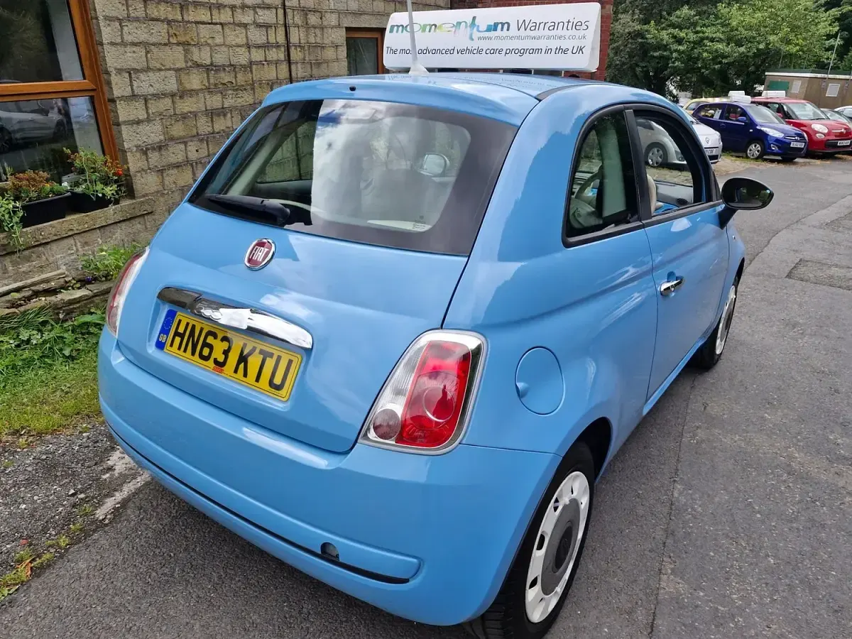 Used Fiat 500 69 HP (50 kW) 2013 Blue Hatchback
