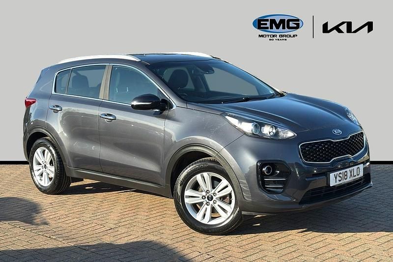 Silver Used 2018 Kia Sportage 2 SUV | £9,695 (Good price) - Image 1/3