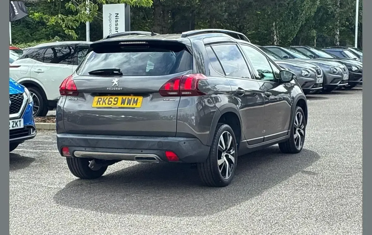 Used Peugeot 2008 GT-line 108 HP (79 kW) 2019 Grey SUV