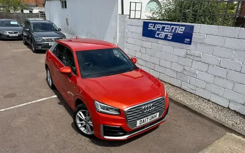 Used Audi Q2 S-Line 116 HP (85 kW) 2017 Orange SUV