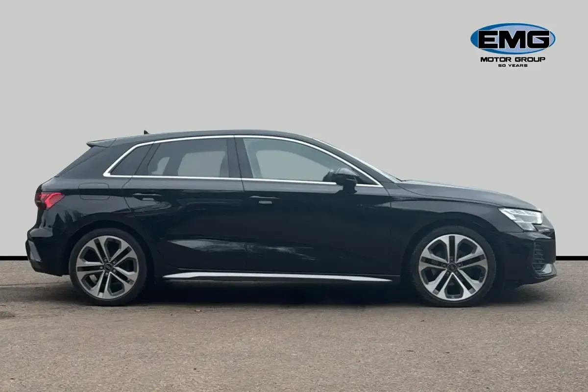 Used Audi A3 Sportback S-Line 150 HP (110 kW) 2024 Black Hatchback