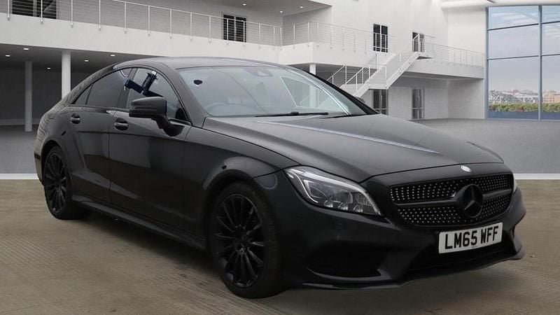 Black Used 2015 Mercedes CLS220 AMG line Coupe | £7,495 (Super price) - Image 1/4