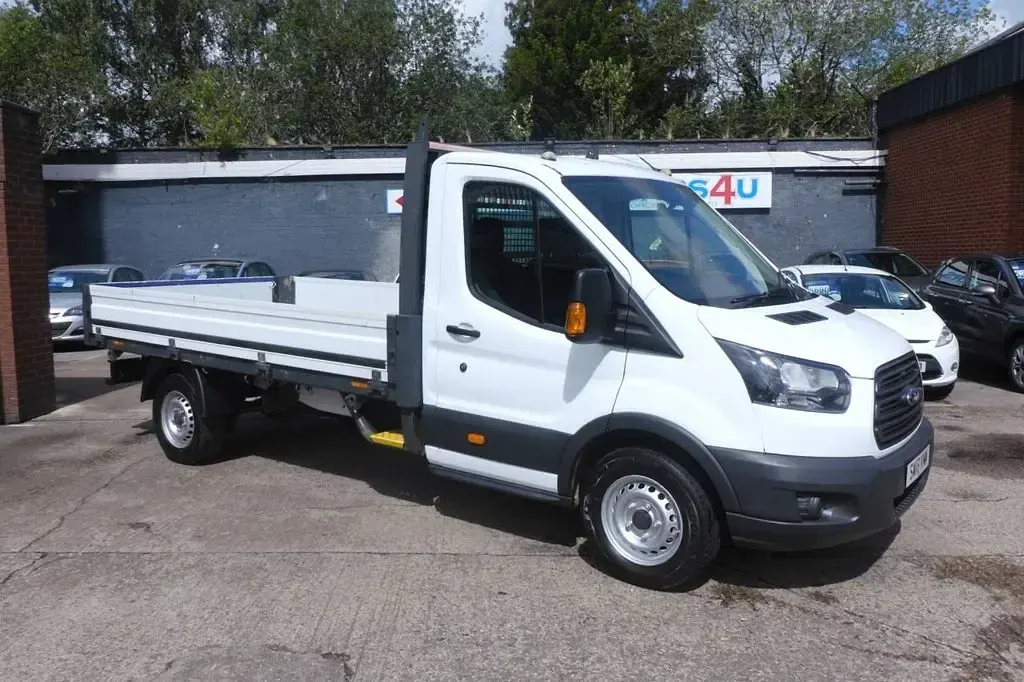 Used Ford Transit S 130 HP (95 kW) 2018 White Cabriolet