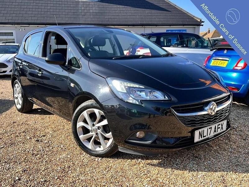 Used Vauxhall Corsa 75 HP (55 kW) 2017 Black Hatchback