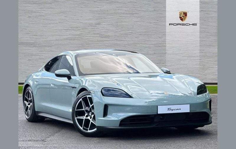 Green Used 2024 Porsche Taycan Sedan | £84,950 - Image 1/4