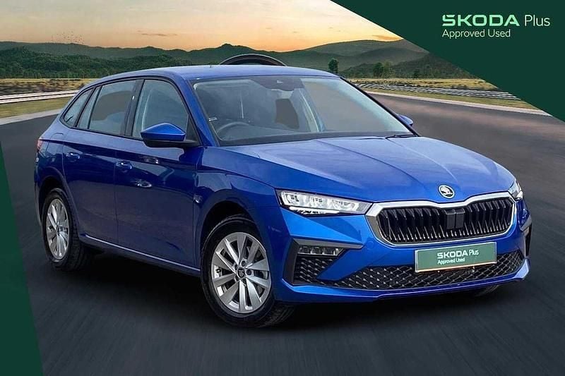 Race blue metallic Used 2025 Skoda Scala SE Hatchback | £18,221 (A bit pricey) - Image 1/4