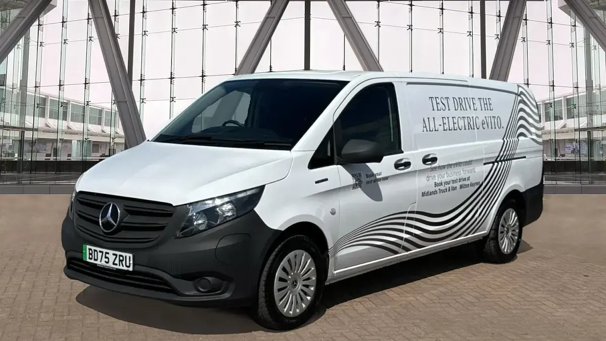 Used Mercedes e-Vito Progressive 85 kW (116 HP) 2025 White Van