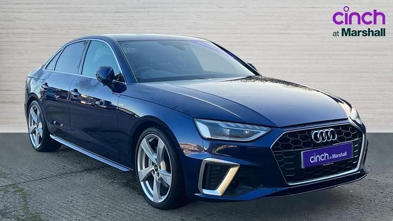 Blue Used 2023 Audi A4 S-Line Sedan | £26,499 (Fair price) - Image 1/4