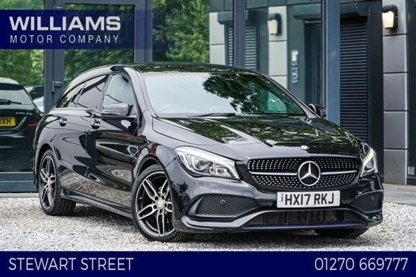 Black Used 2017 Mercedes CLA200 Shooting Brake AMG line Estate | £10,490 (Fair price) - Image 1/1