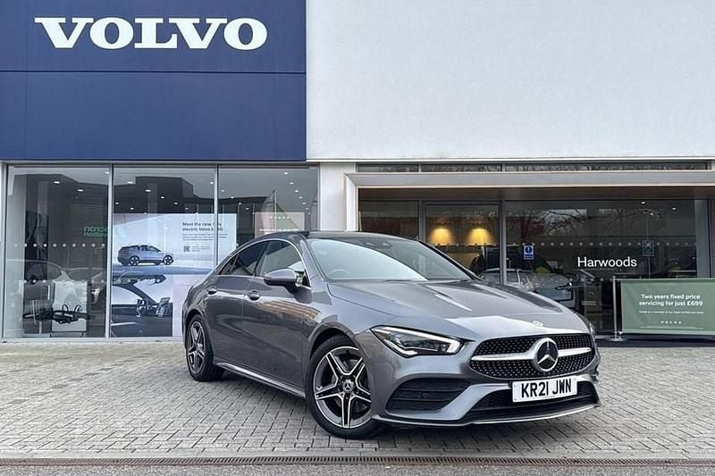 Used Mercedes CLA220 AMG Line Premium Plus 190 HP (139 kW) 2021 Grey Sedan