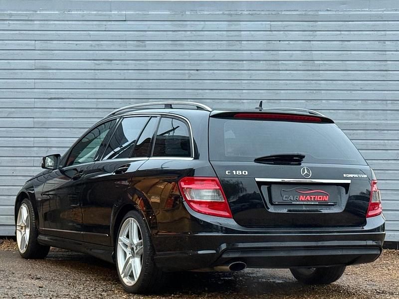 Used Mercedes C180 156 HP (114 kW) 2009 Black Estate