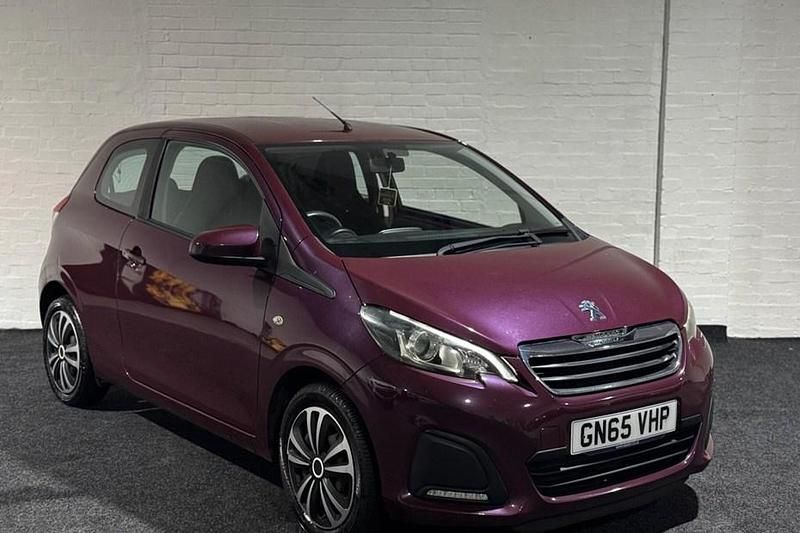 Mauve/purple Used 2015 Peugeot 108 Active Hatchback | £2,495 (Good price) - Image 1/1