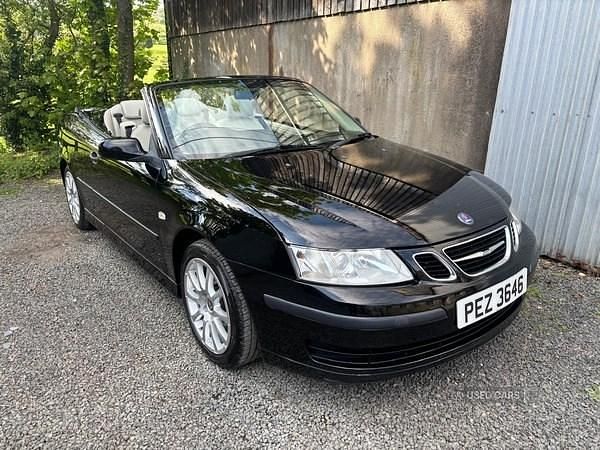 Used Saab 9-3 Cabriolet Linear 2007 Black Cabriolet
