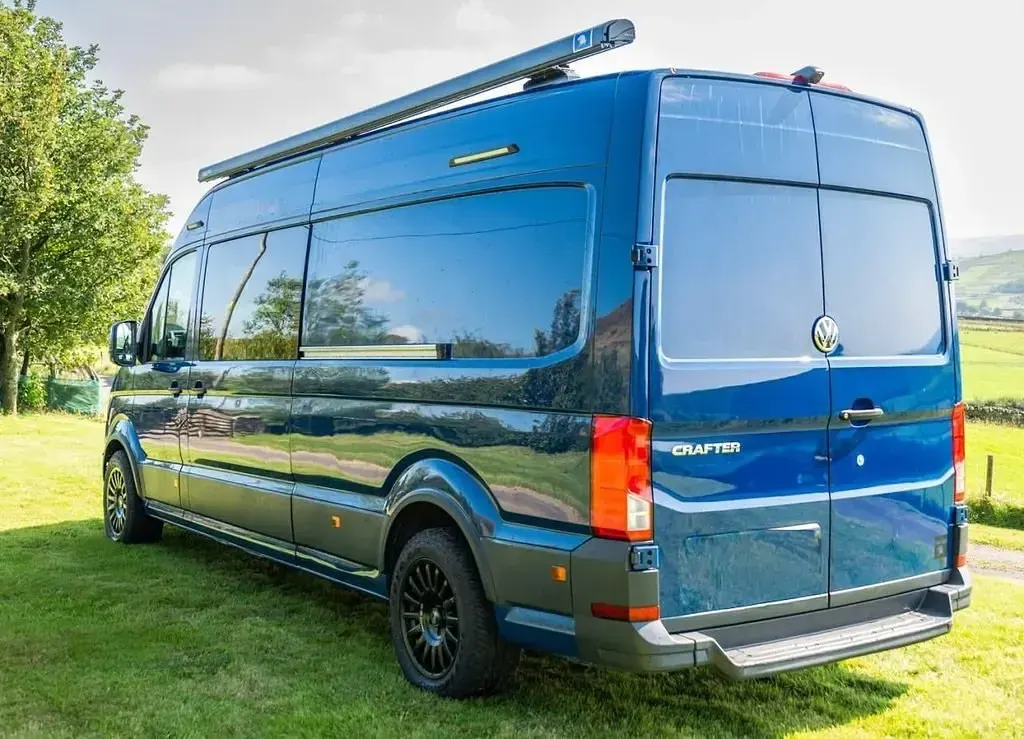 Begagnad VW Crafter S 140 HK (102 kW) 2021 Blå Van