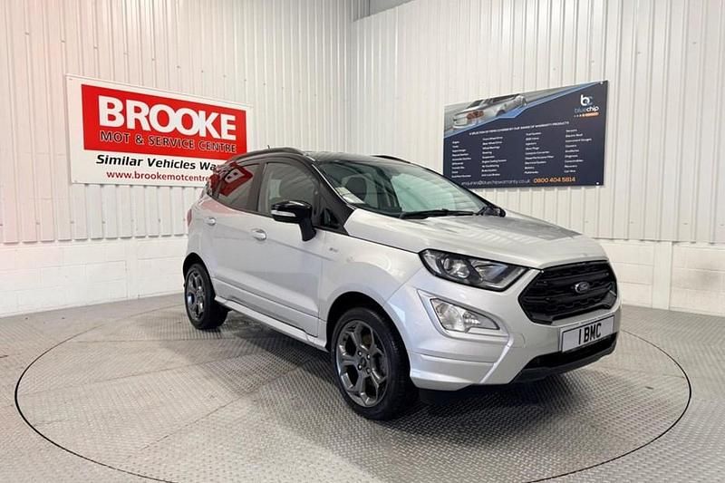Used Ford Ecosport ST-Line 125 HP (91 kW) 2018 Silver SUV