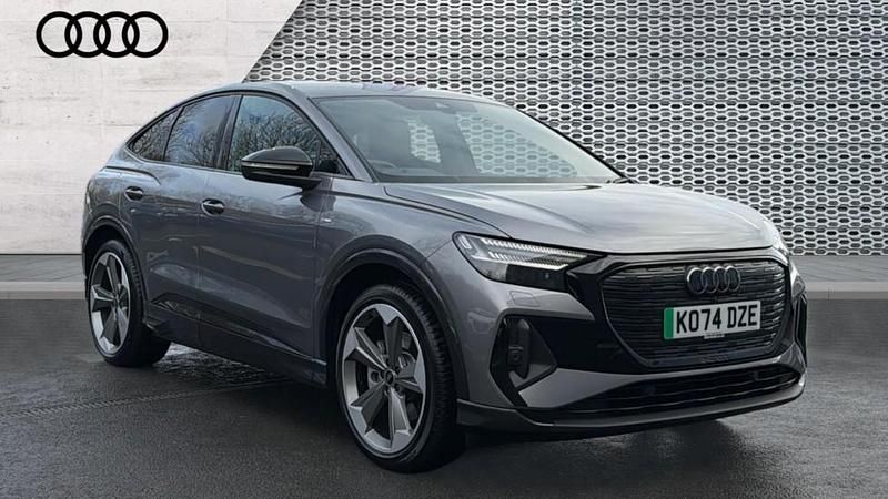 Grey Used 2025 Audi Q4 e-tron Black Edition SUV | £36,430 (Fair price) - Image 1/4