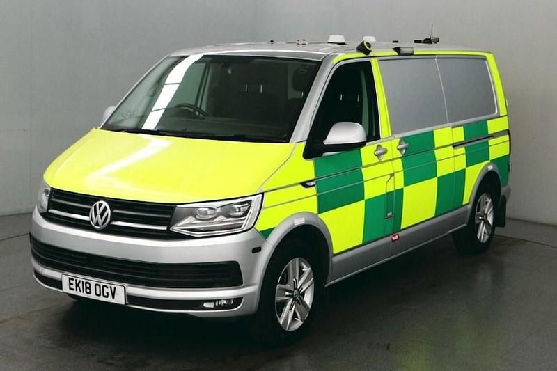 Used VW T6 Highline 204 HP (150 kW) 2018 Silver Van