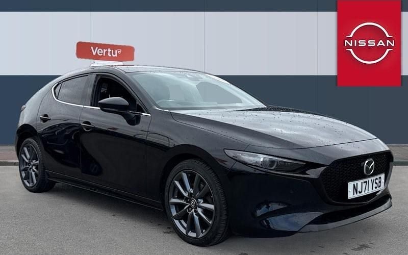 Black Used 2022 Mazda 3 Inclusive Hatchback | £14,853 (Fair price) - Image 1/4