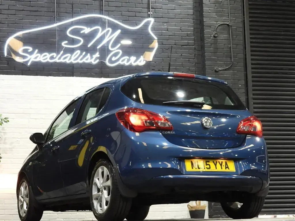 Used Vauxhall Corsa Excite 90 HP (66 kW) 2015 Blue Hatchback