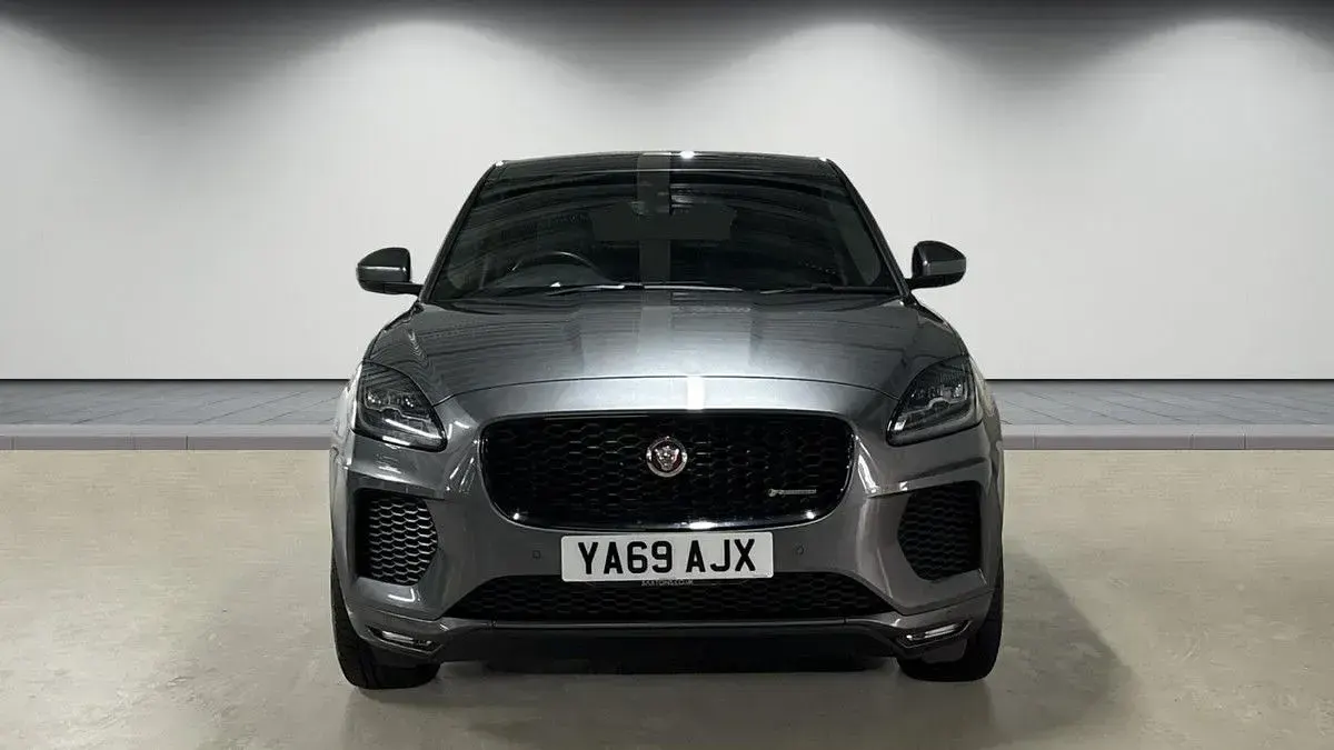 Used Jaguar E-Pace Chequered Flag 180 HP (132 kW) 2019 Exterior paint  corris grey SUV