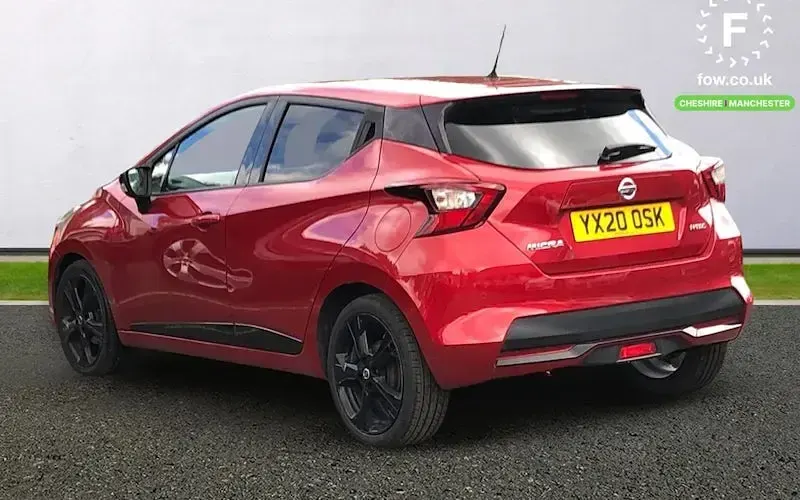 Used Nissan Micra N-TEC 101 HP (74 kW) 2020 Red Hatchback