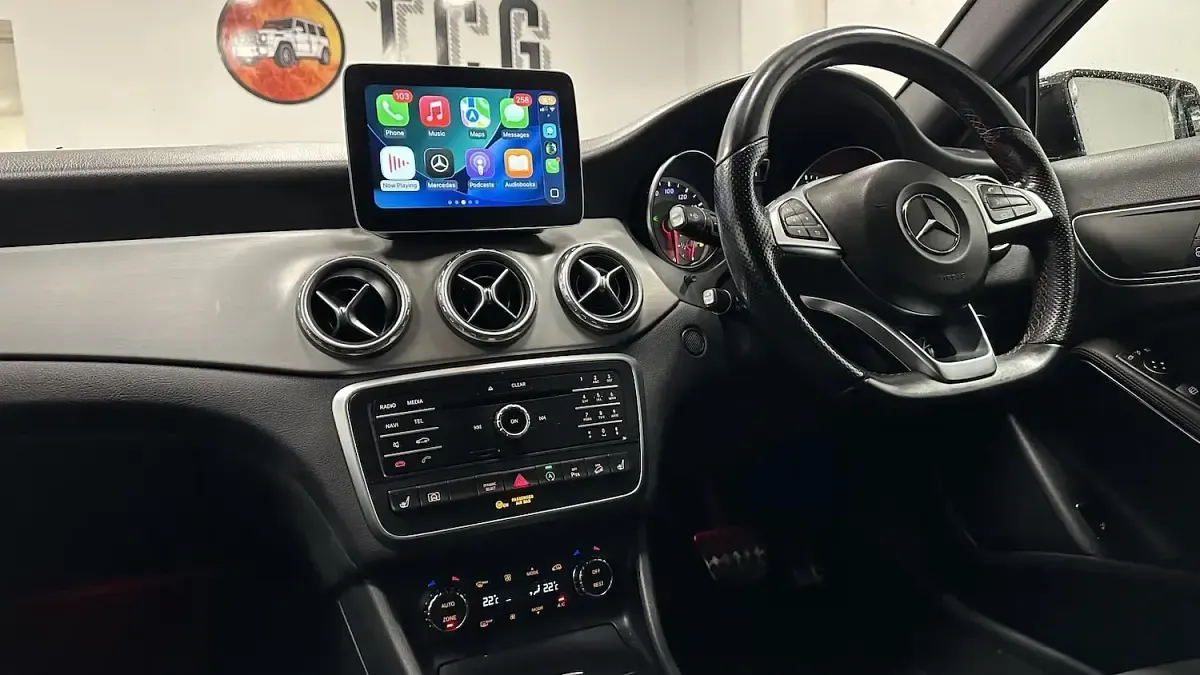 Used Mercedes GLA220 AMG line 177 HP (130 kW) 2016 Black SUV
