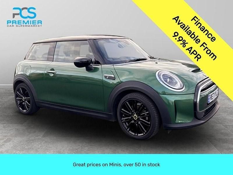 Used Mini Cooper SE Hatch 2021 British racing green iv Hatchback