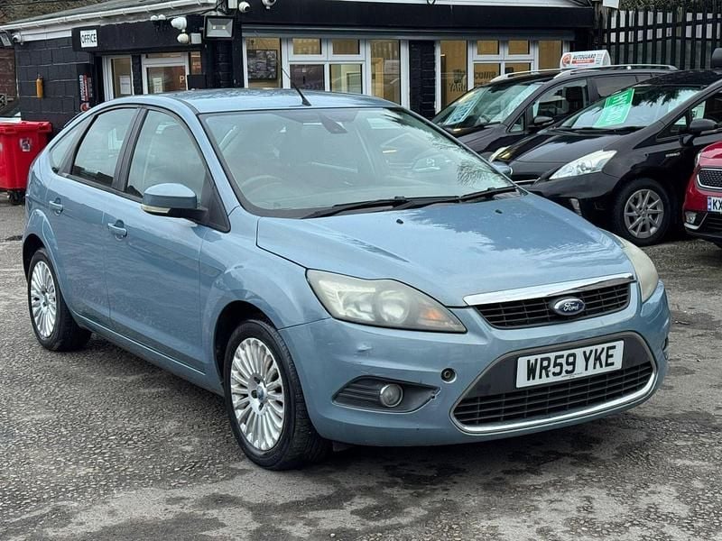 Blue Used 2010 Ford Focus Titanium Hatchback | £2,795 (Fair price) - Image 1/3