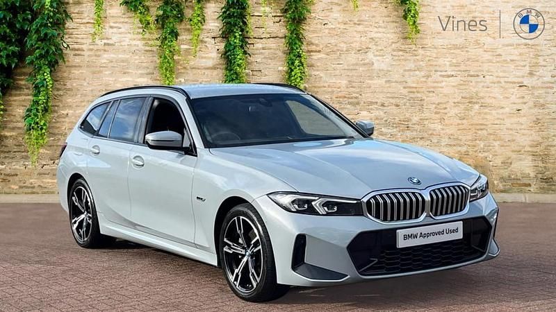 Grey Used 2022 BMW 330e M Sport Estate | £29,713 (A bit pricey) - Image 1/4