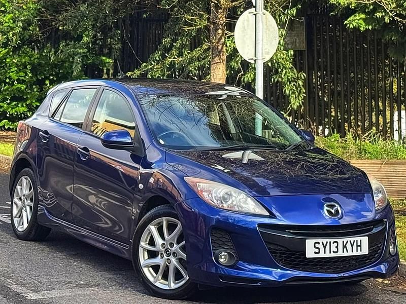 Begagnad Mazda 3 105 HK (77 kW) 2013 Blå Halvkombi